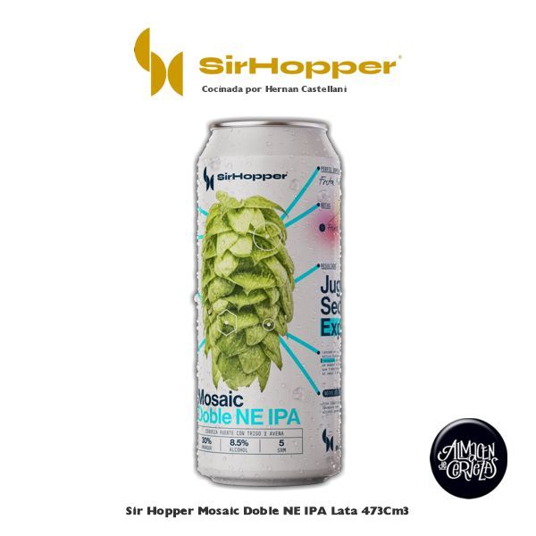SirHopper Mosaic Doble NE IPA Lata 473Cm3