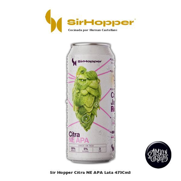 SirHopper Citra NE APA  Lata 473Cm3
