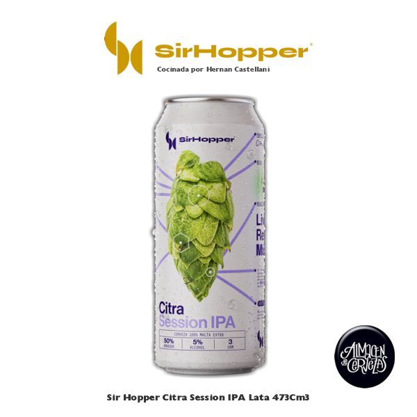 SirHopper Citra Session IPA Lata 473Cm3