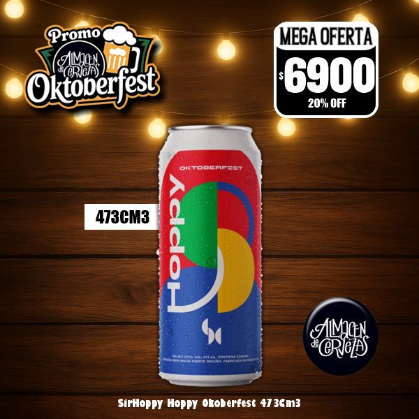 OktoberFest - SirHopper Hoppy Octoberfest Lata 473Cm3