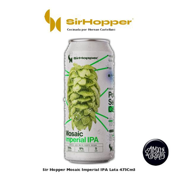SirHopper Mosaic Imperial IPA Lata 473Cm3