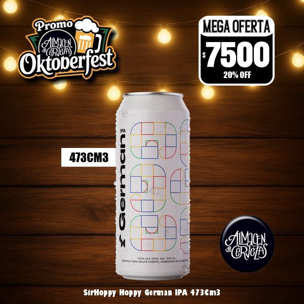 OktoberFest - SirHopper German IPA Lata 473Cm3