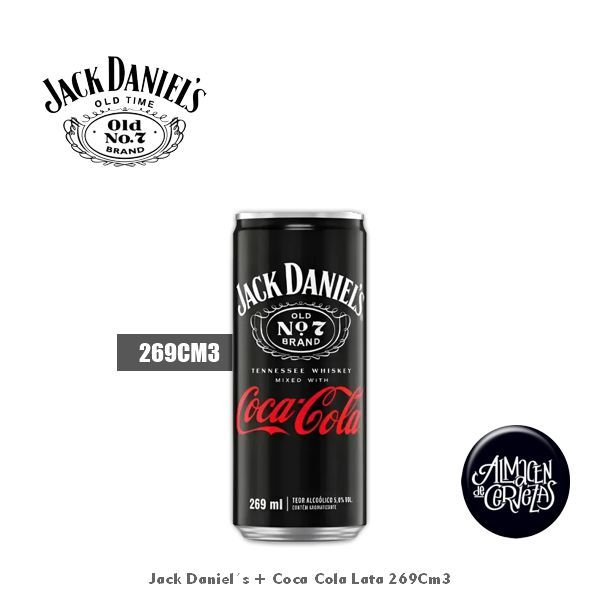 JackDaniels &amp; Coca Cola Lata 269Cm3