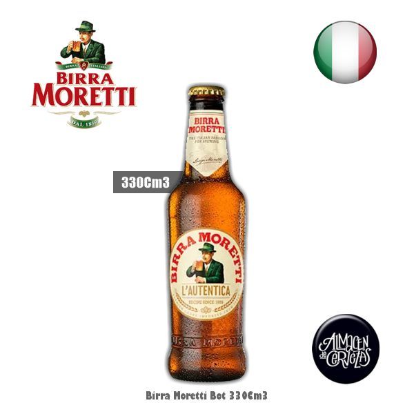 Birra Moretti botella 330Cm3
