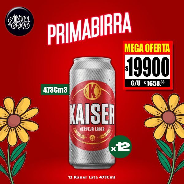 PRIMABIRRA -12 Kaiser Lata 473Cm3
