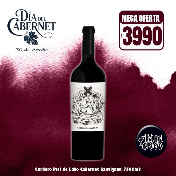 Dia del Cabernet - Cordero con Piel de Lobo Cabernet Sauvignon 700Cm3