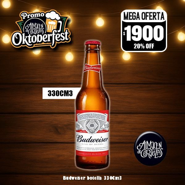 OktoberFest - Budweiser 330Cm3 Bot