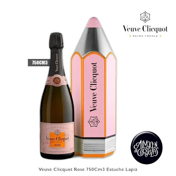Veuve Clicquot Rose 750Cm3 estuche Lapiz