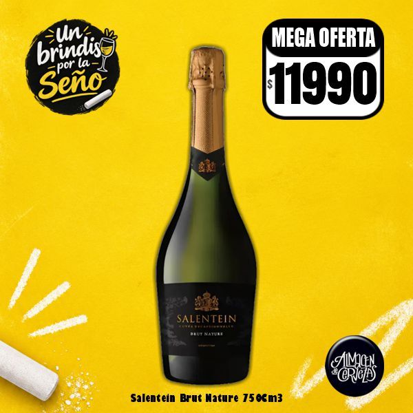 Un Brindis por la Seño - Salentein Brut nature 750Cm3
