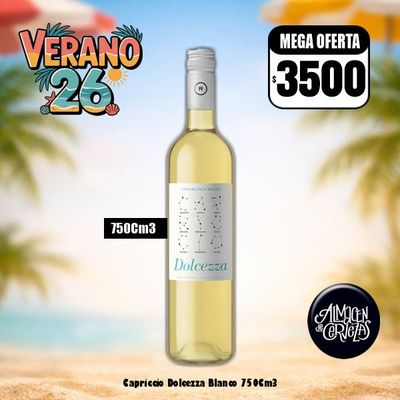 VERANO  26 - Capriccio Dolcezza Blanco 750Cm3