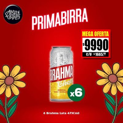 PRIMABIRRA - 6 Brahma Lata 473Cm3.