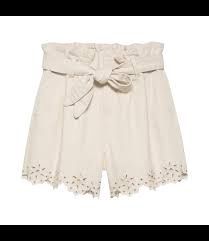 Elasticated Denim Shorts