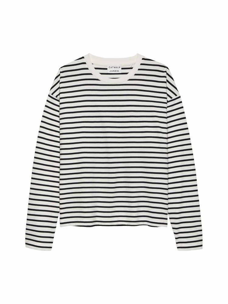 Relaxed Stripe Long Sleeve