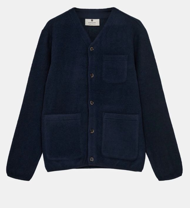 AKSIGURD BOILED WOOL OVERSHIRT