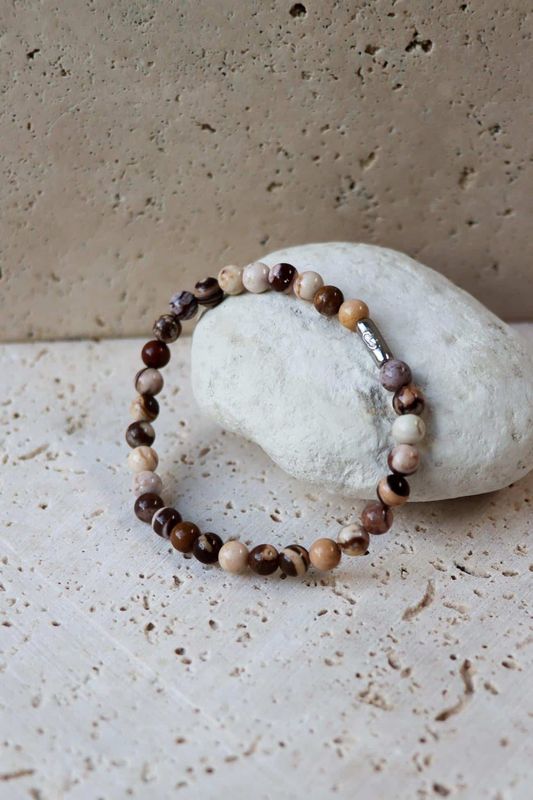 Big Brown Bracelet Silver