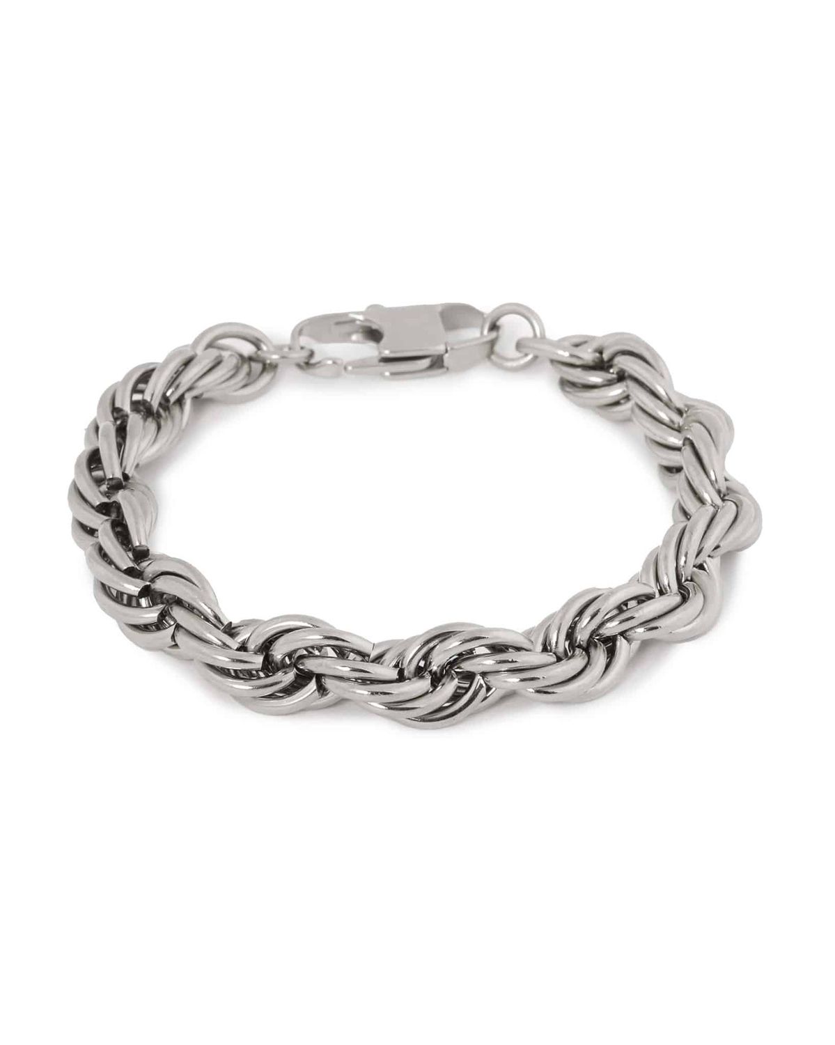 Big Twisted Bracelet Silver