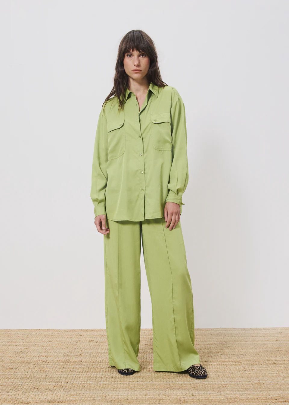 PALMINA LIME PANTS