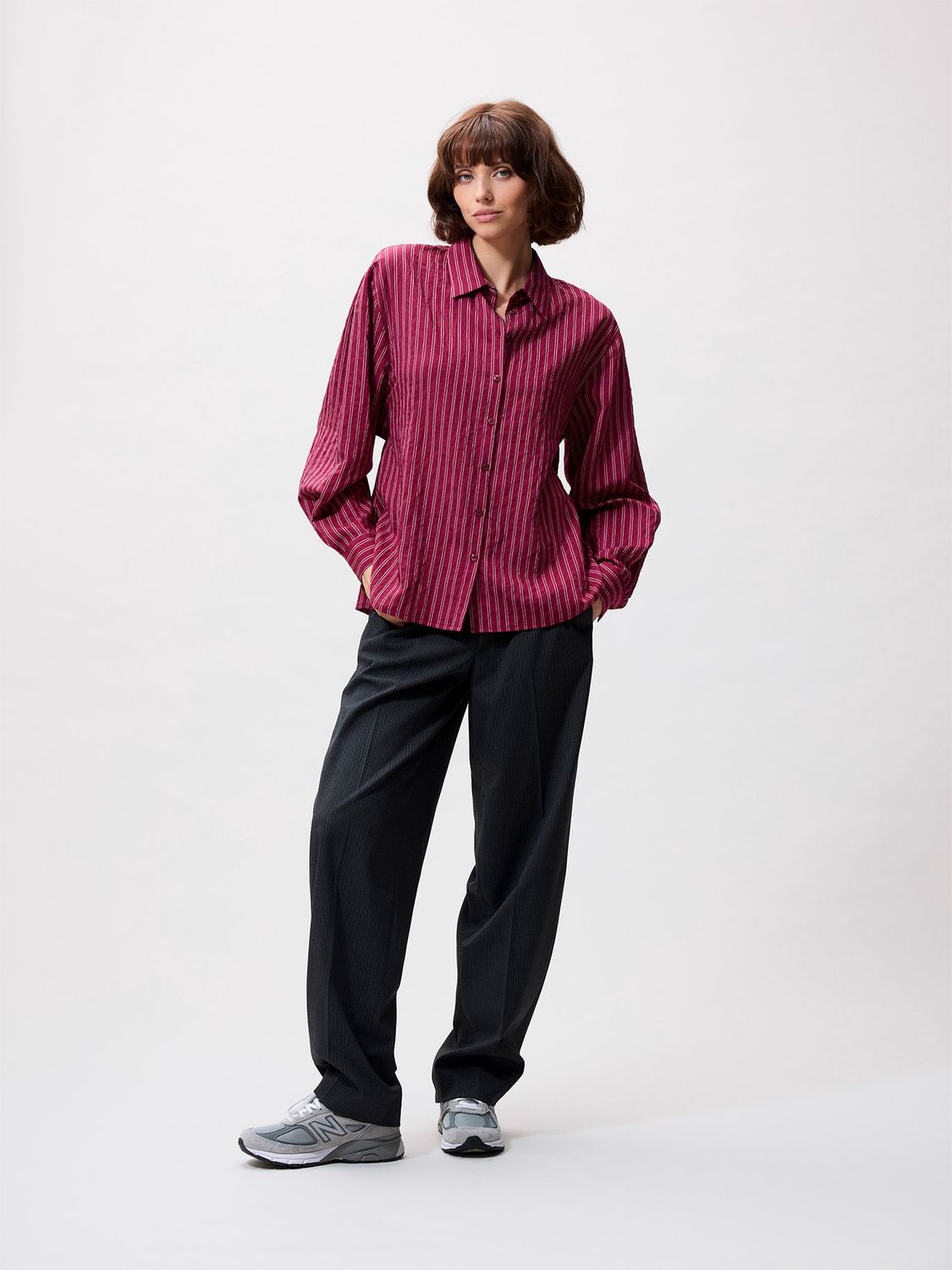 Blouse with open back