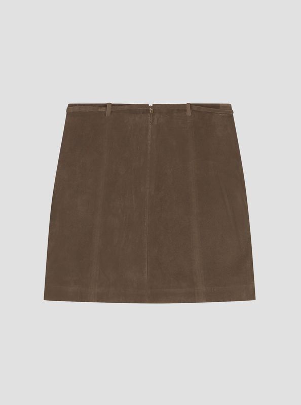 Pennie faux suede skirt