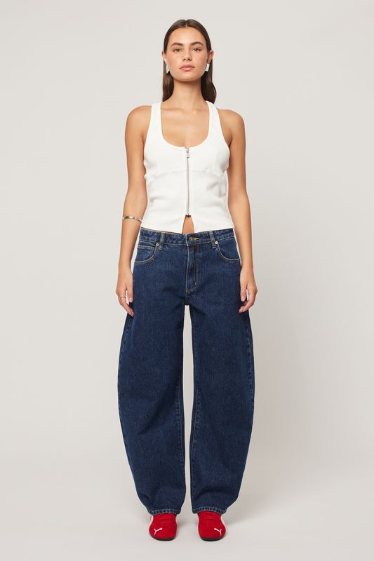 95 mid barrel jean Tara