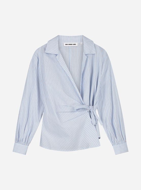 Zennie wrap blouse