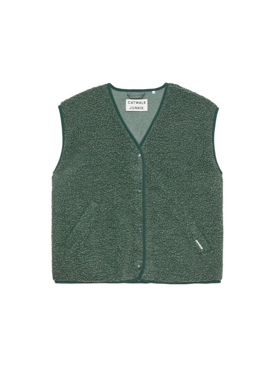 Teddy bodywarmer, Color: Pine forest, Maat: 34