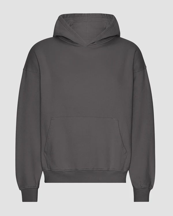 Organic oversized hood, Color: lava grey, Size: L