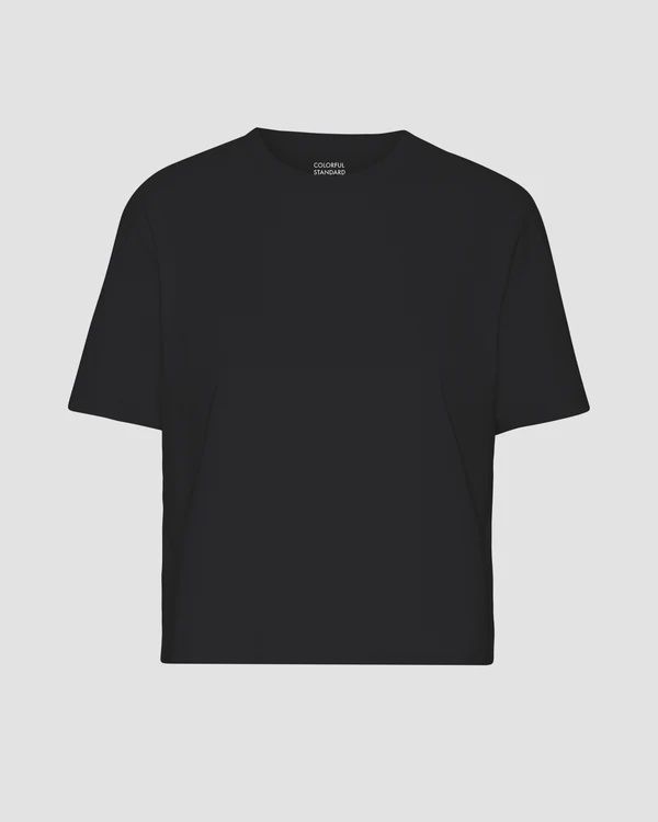 Organic boxy crop tee
