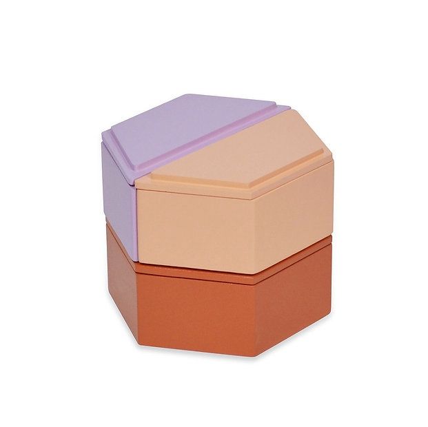 Honeycomb stacking boxes