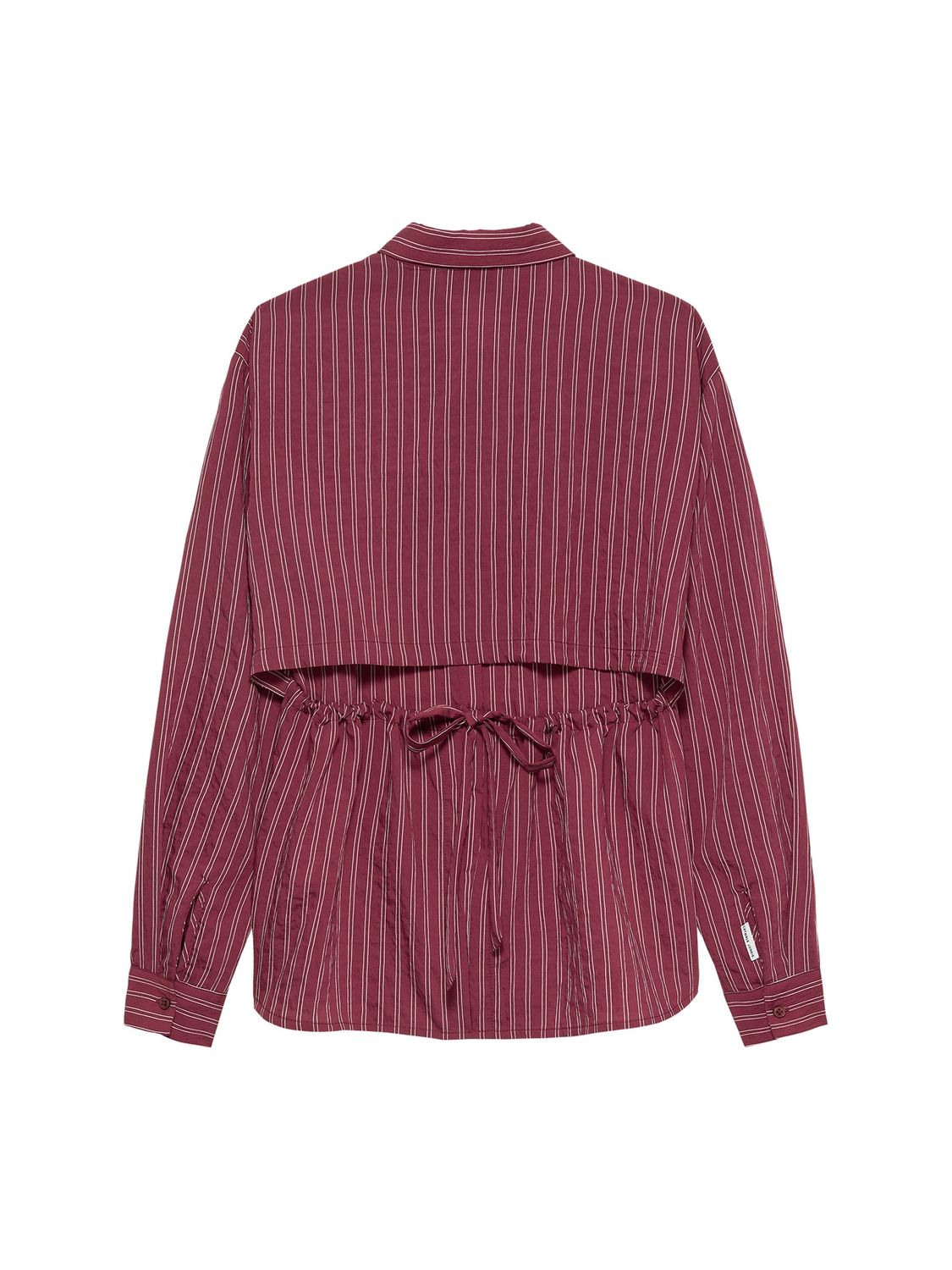 Blouse with open back, Color: berry, Maat: 34