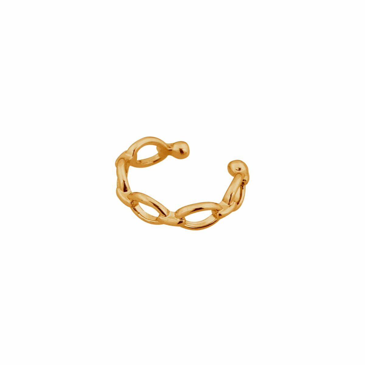 Single chain earcuff, Color: gold