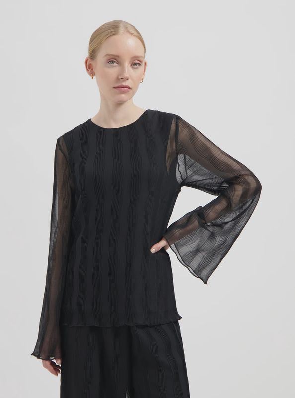 Jane plisse top