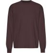 Oversized longsleeve T-shirt, Color: Oxblood Red, Size: L