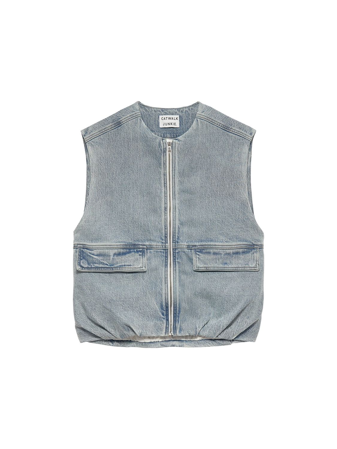 Denim bodywarmer
