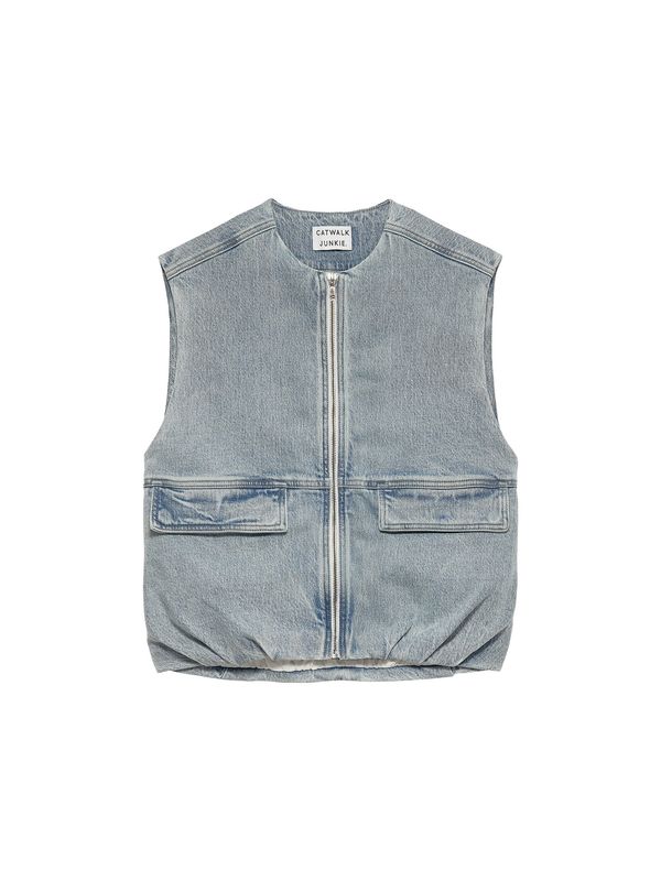 Denim bodywarmer
