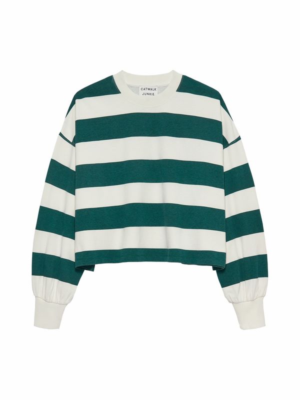 Oversized striped longsleeve