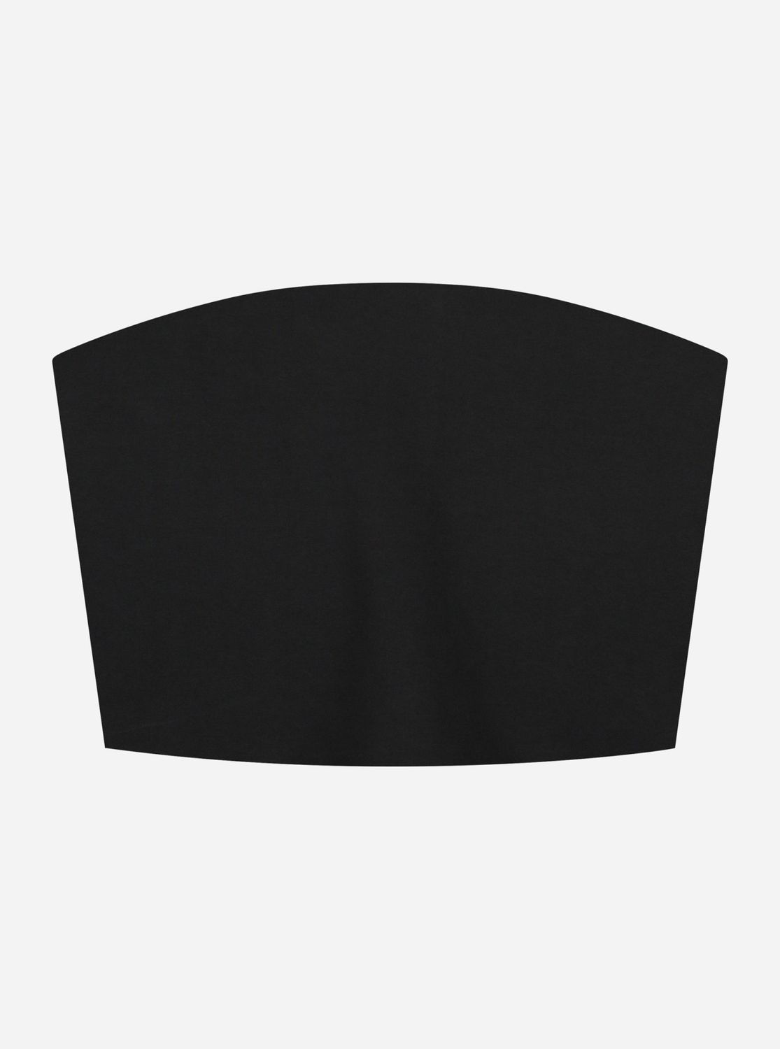Serena tube top, Color: Black, Maat: XS