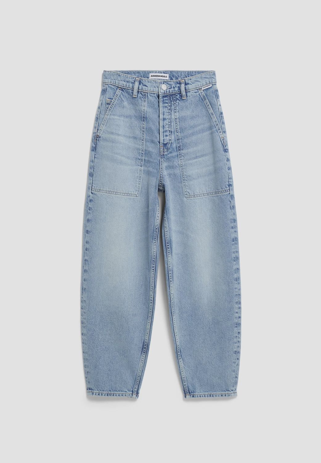 Baarly high worker barrel jean