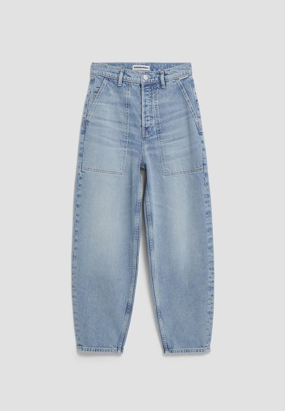 Baarly high worker barrel jean