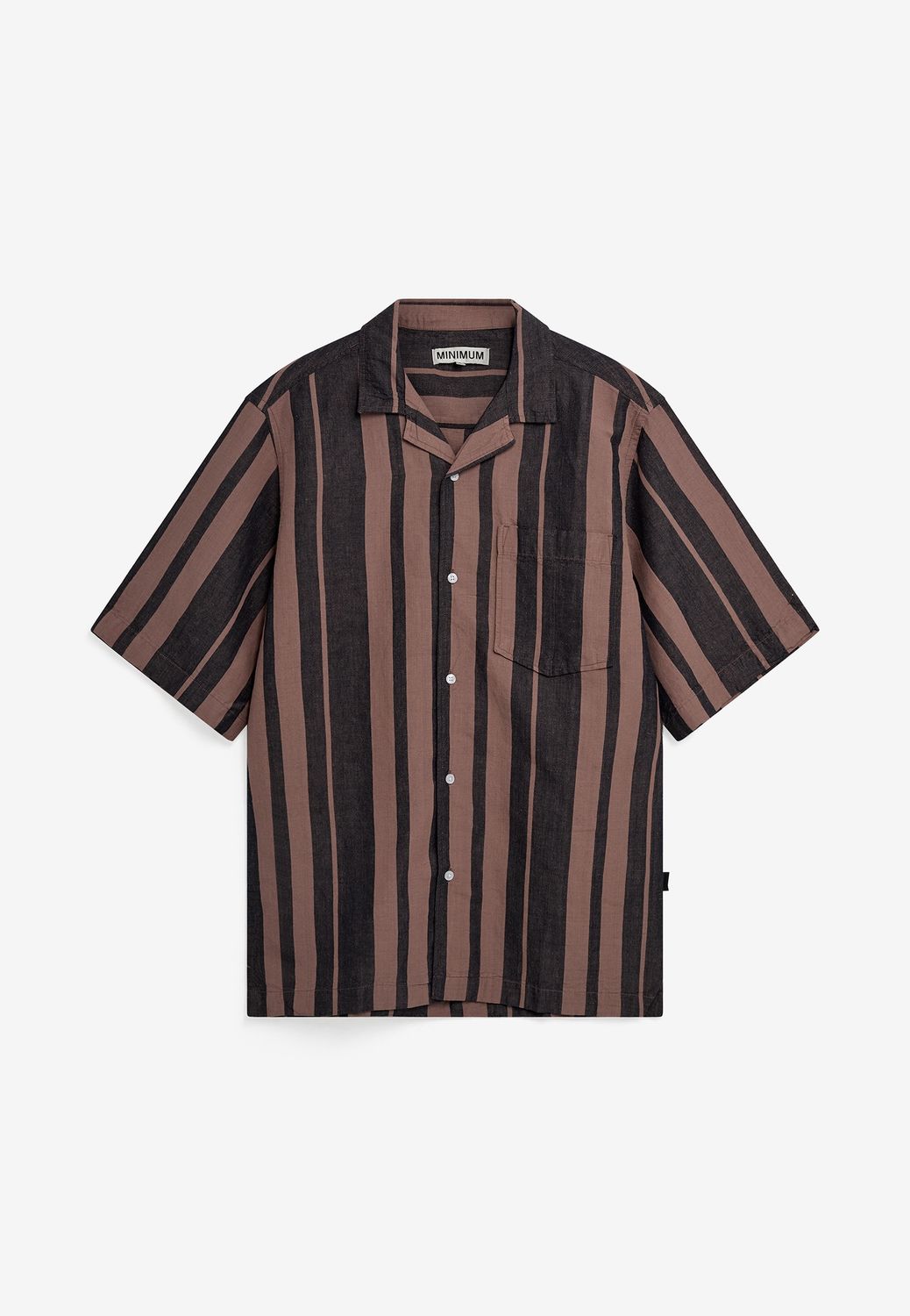 Hayden striped shirt, Colour: Antler, Maat: S