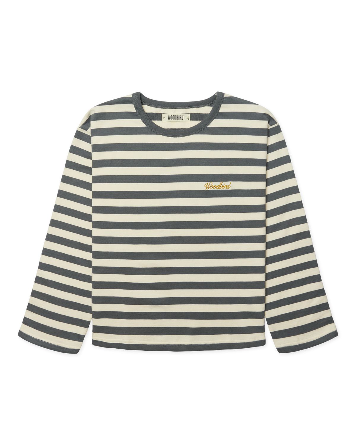 Joul Wide Sleeve Stripe Tee, Colour: Navy-White, Maat: XS