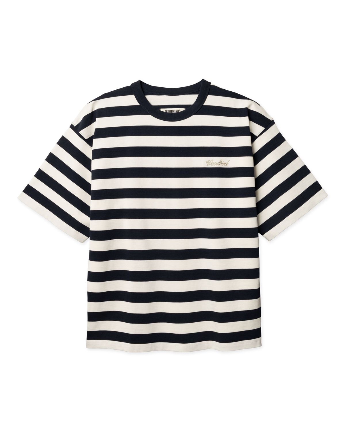 Beam Stripe Tee, Colour: Dark Navy, Maat: S