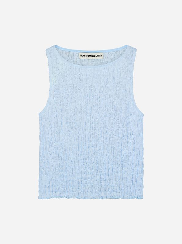 June Smock Top Blauw