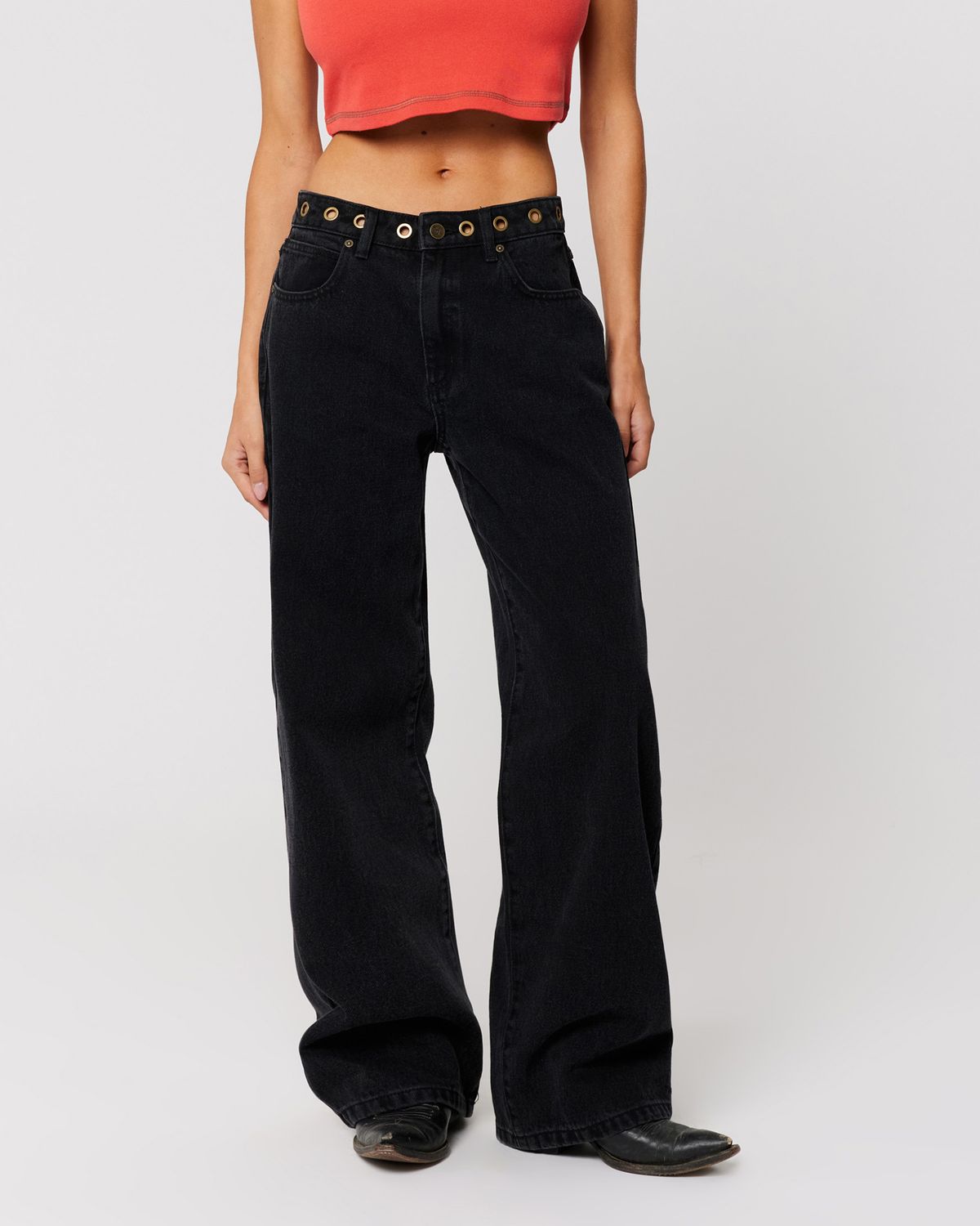 Mid Baggy Brie Eyelet