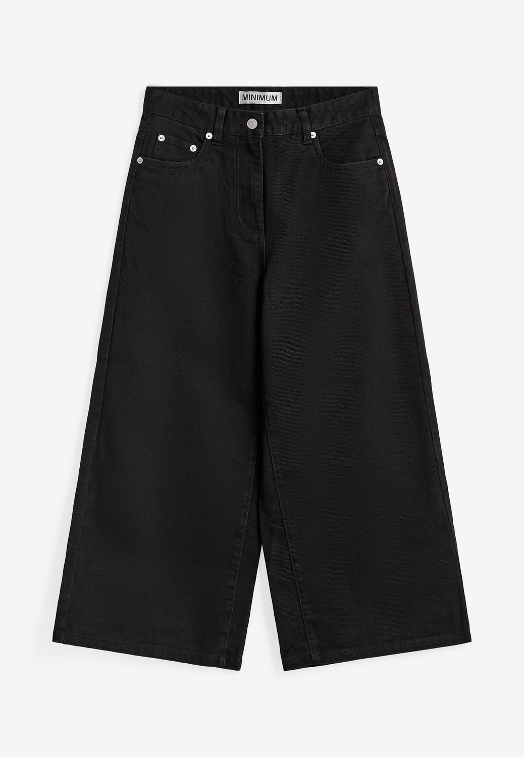 Caroline Culotte Jeans, Colour: Black, Maat: 34