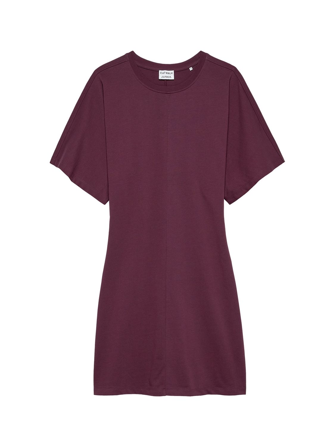 Tshirt Dress, Color: winetasting, Maat: 34