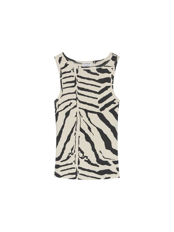 Classic zebra rib singlet