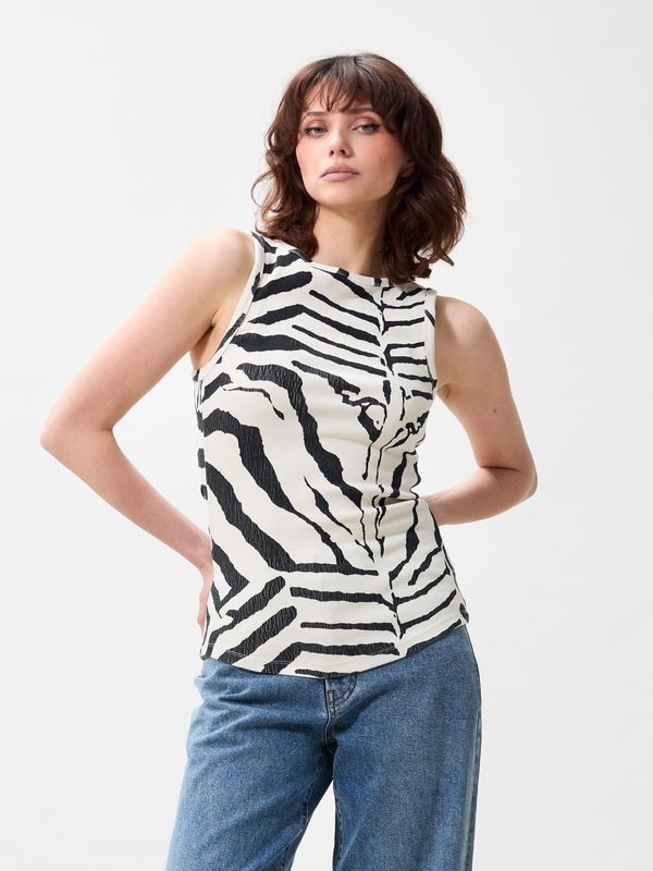 Classic zebra rib singlet