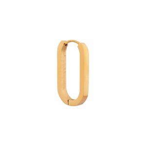 Oval Hoop Gold