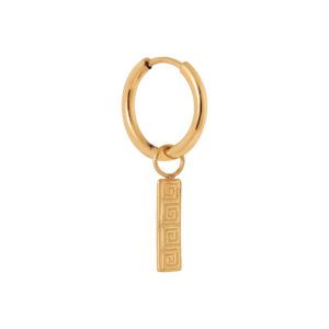 Mykonos hoop gold